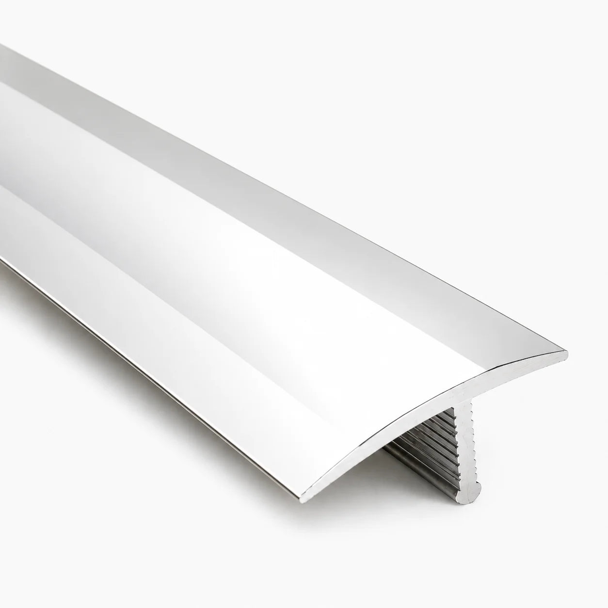 26mm Anodised Aluminium T-Joint Tile Transition Profile electro polished finish